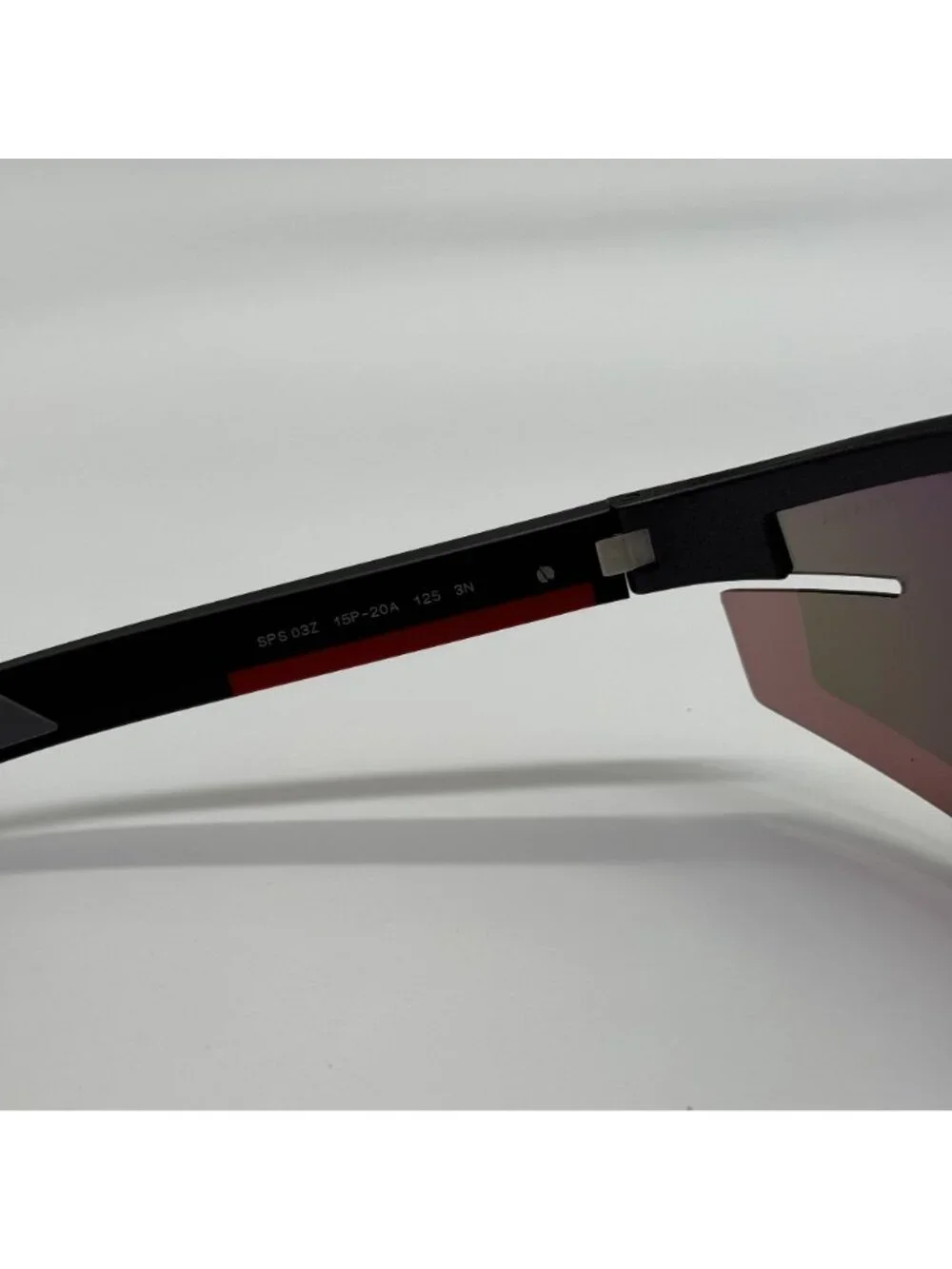 Prada Linea Rossa PS03ZS 15P20A Men Pink Gray Sport Sunglasses Authentic NEW